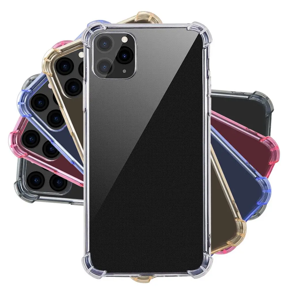 

Free Shipping 1 Sample OK RAXFLY Mobile Accessories Clear TPU Phone Protective Case For iPhone 11 Pro Max Cell Phone Case