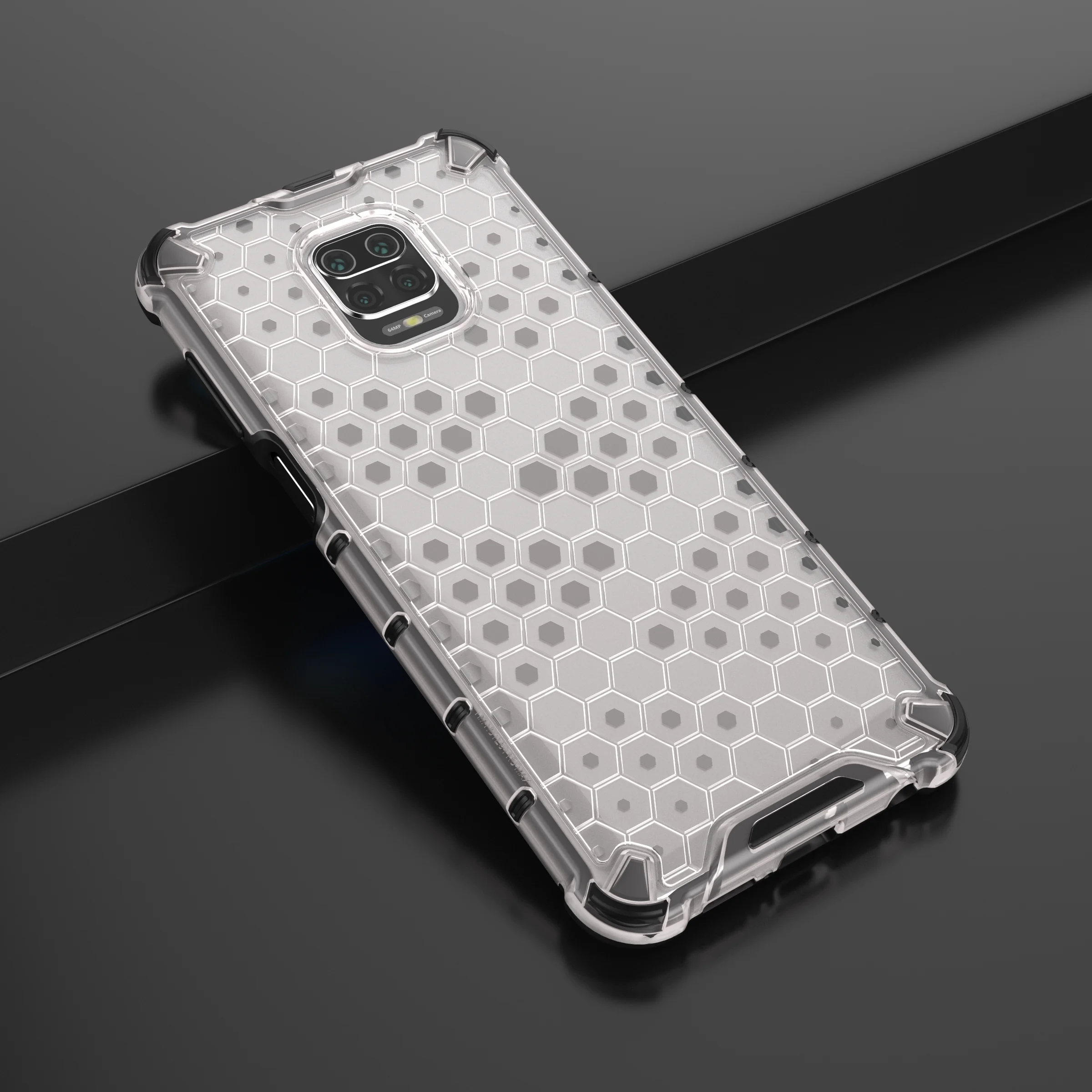 

Transparent Clear Ultra Thin Honeycomb case For Xiaomi Redmi Note9s/Note9 Pro/Note9 Pro Max, 5 color