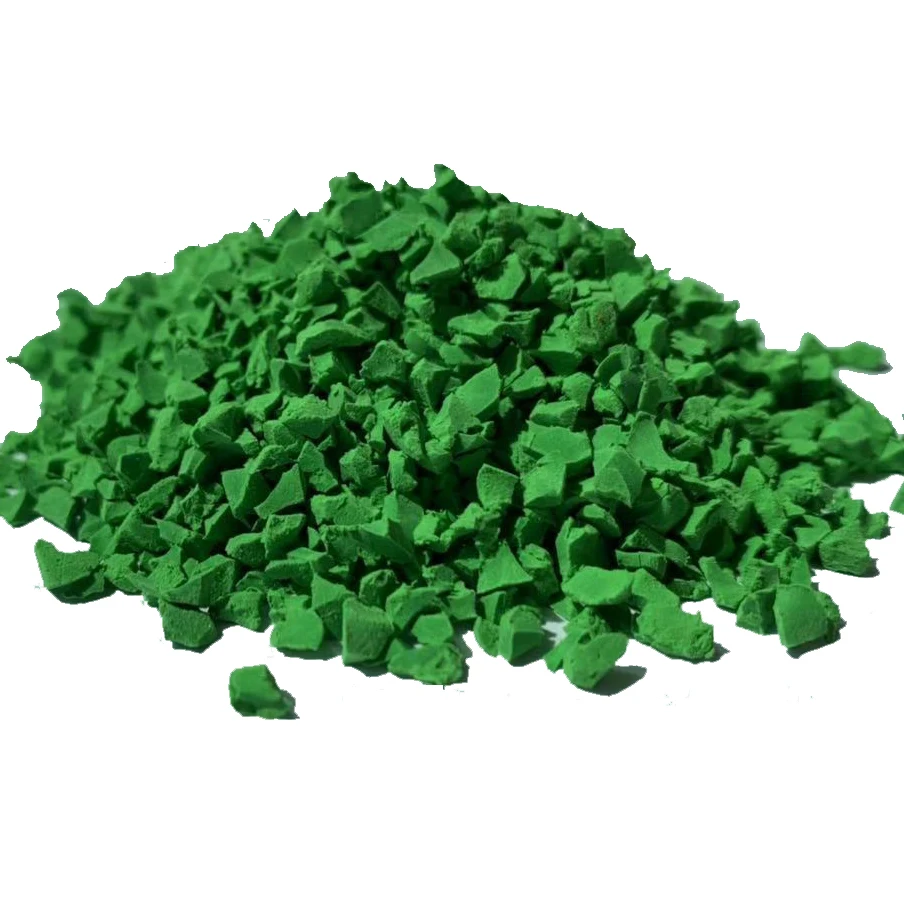 od 制造 1-3mm 绿色三元乙丙橡胶 (epdm) 橡胶颗粒 fn-p2004101