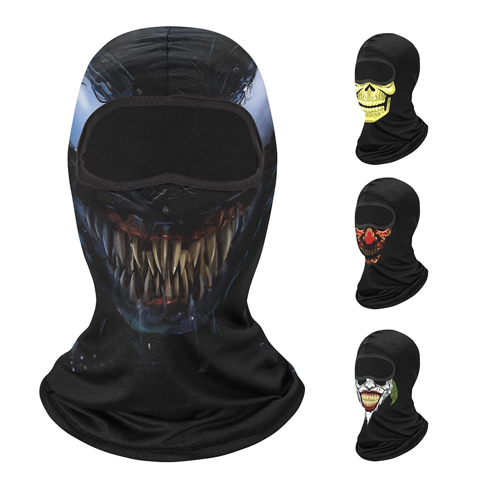 

Custom logo manufacturer red tactico ski skull cap bandana black windproof mesh outdoor full face mask balaclava