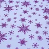 withe mesh elsa princess dress material snowflake print mesh fabric wholesale