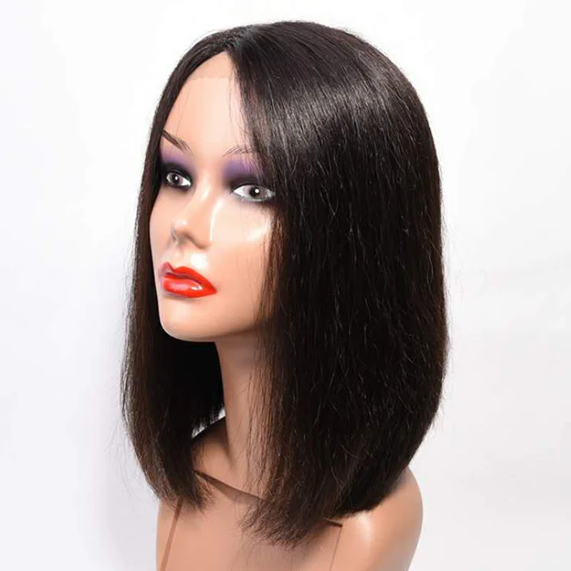 

Factory Cheap Short Wigs Bob Cut T Part 13x4 Hd Transparent Bob Lace Frontal Wig Human Hair