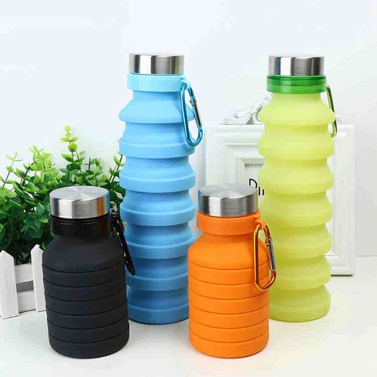 Custom Logo Drinking Eco Friendly Food Grade Bpa Free Foldable Outdoor ...