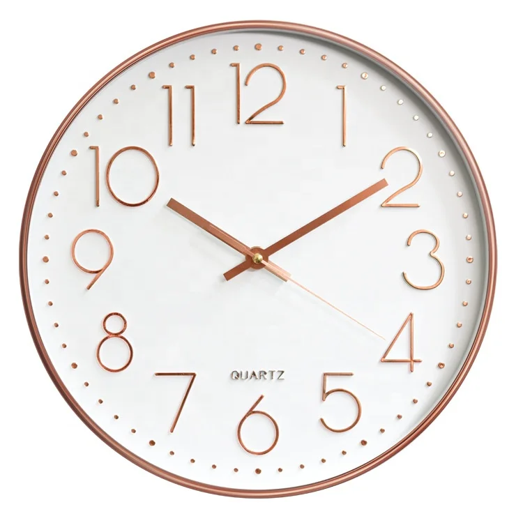 

Amzon hot sale europe modern wall clock minimalist home decoration digital wall clocks