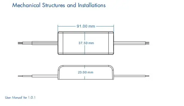 SKYDANCE TE-10-12 Triac Constant Voltage LED Driver  MR16 lamp dimmable  light dimmer 1 channel  for indoor LED lighting