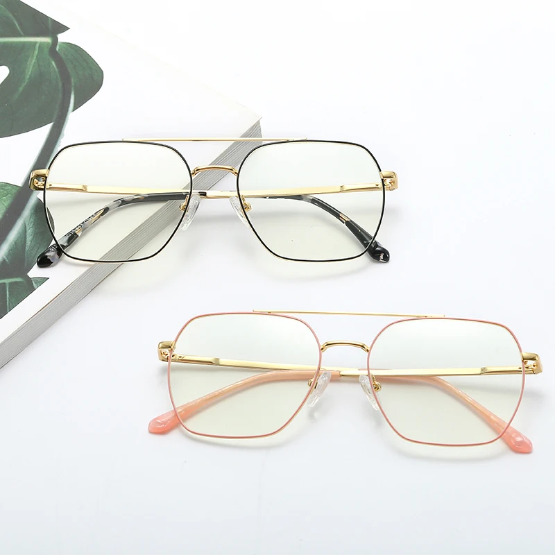 

91218 2022 Hot Selling Acetate And Metal Leg Spectacle Frames Women Eyeglasses frames Marcos De Gafas