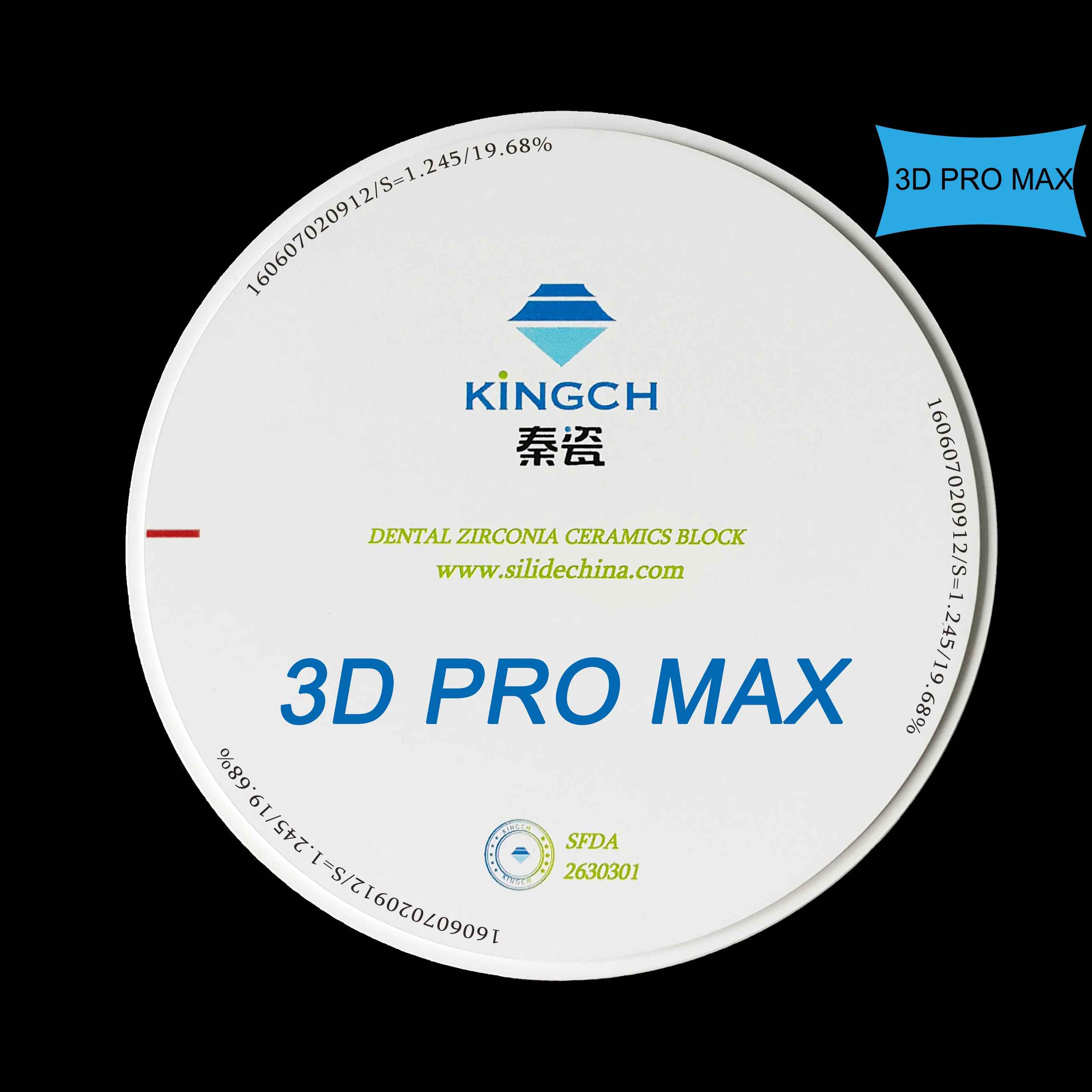 

3D Multilayer Dental Zirconium Disk Denture Making Supplies Zirconia Blank Ceramics Online Technical Support 5 Years Class II