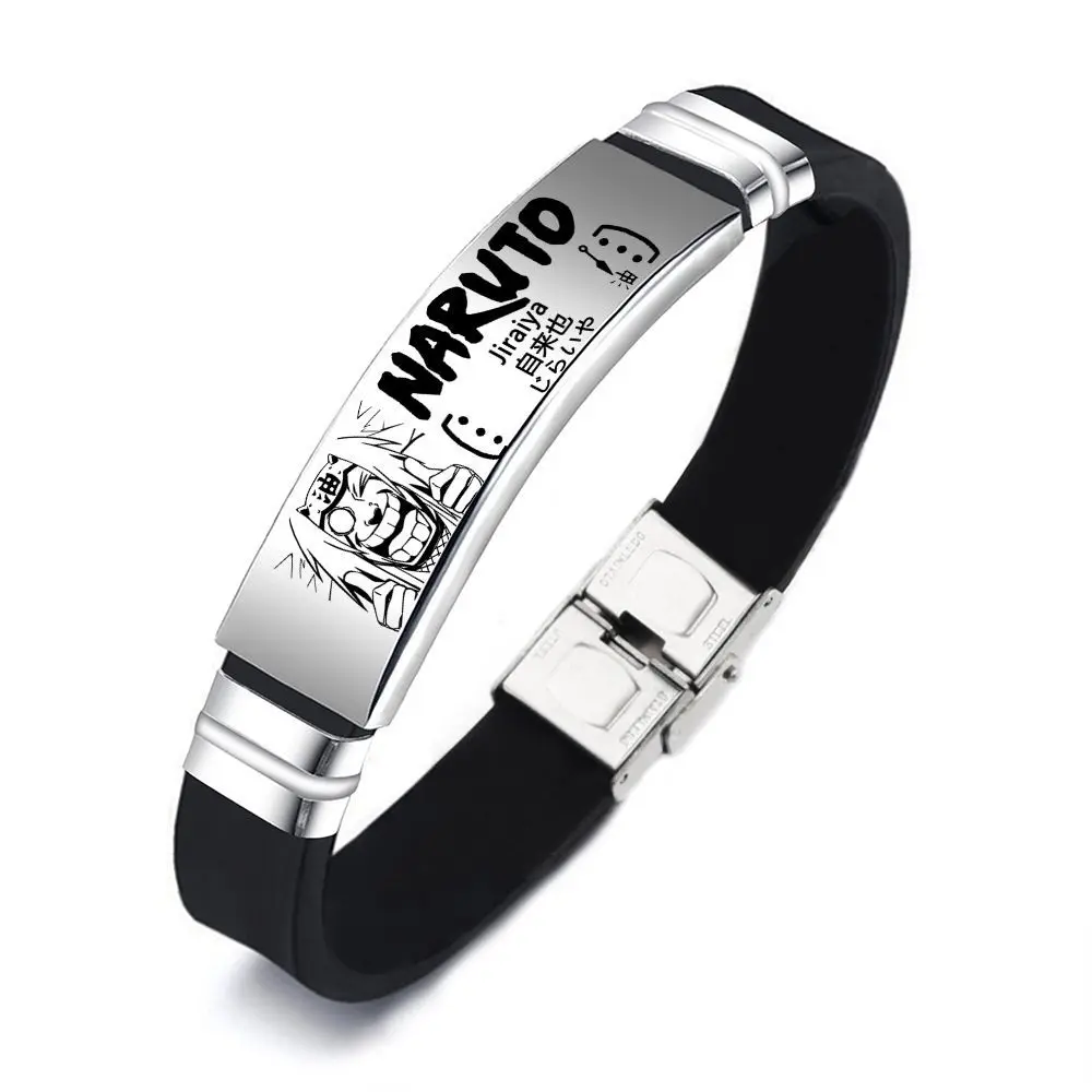 

Hot Anime Naruo Bangles Bracelet Stainless Steel Bracelets for Women Man Cosplay Gift