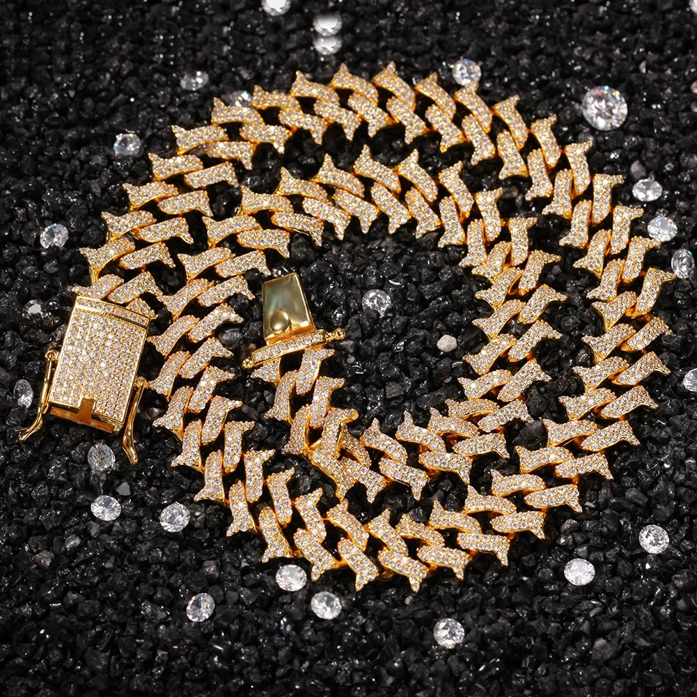 

Iced Out Bling Cubic Zircon Chain Hip Hop Men Necklace and bracelet Gold Silver Charm Jewelry Gift necklace and bracelet