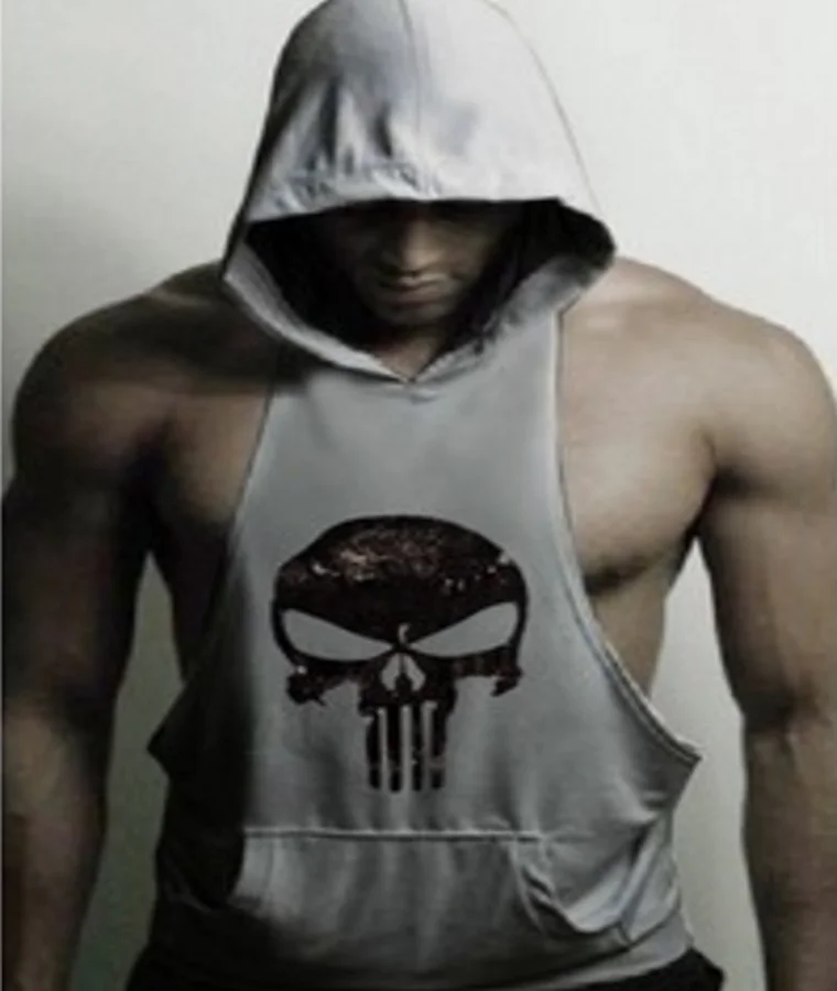 

popular High quality cheap price Cut Off Shirt Curved Hem Tank Top Men Deep Cut Muscle Tank Tops