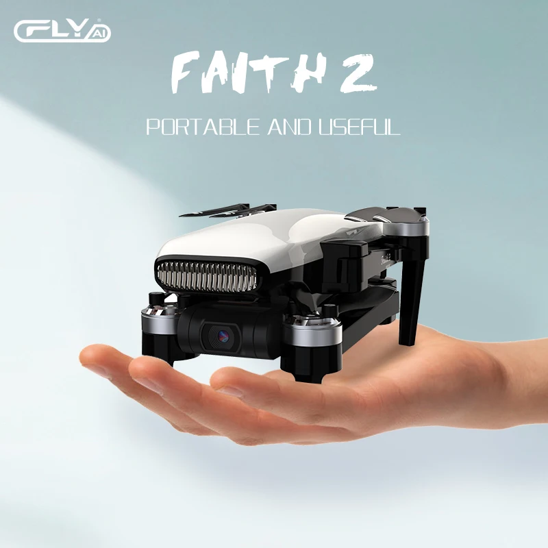 

NEW C-FLY Faith 2 GPS RC Drone Foldable 3-Axis Gimbal 4K HD Camera GPS 5G WiFi 5KM FPV Distance 35Mins Long Fly Time Quadcopter