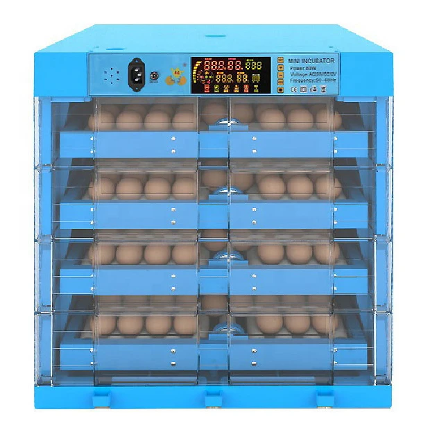 

Tolcat LED light CE approved fully automatic mini egg incubator 256 pcs egg incubators hatching eggs farming equipment