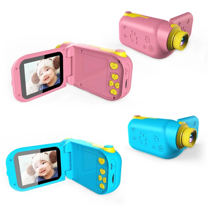 

2.4 inch HD screen chargeable 600mah digital self children video camera with photos and videos functions For 3-10 years old Kids, Blue,pink,green