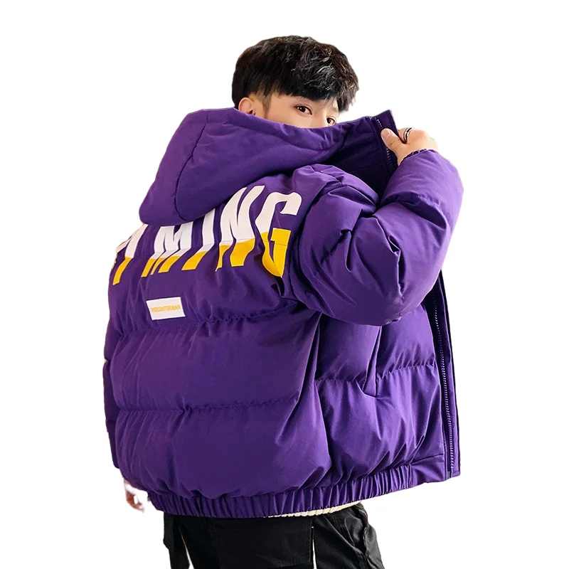 

Factory direct sale new men's down jacket fashion trend cotton jacket men's low price wholesale