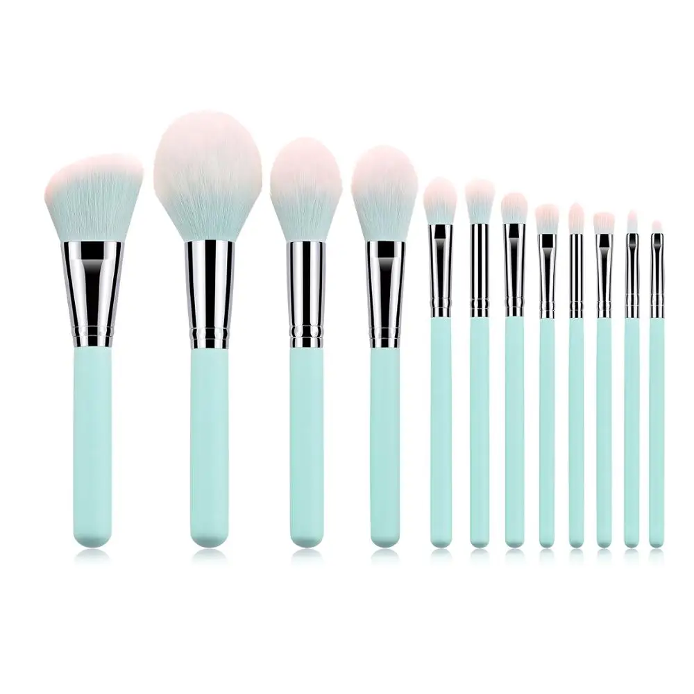 

Free Sample High Quality Custom Logo Private Label Cosmetic Makeup Brush Set, Custom color