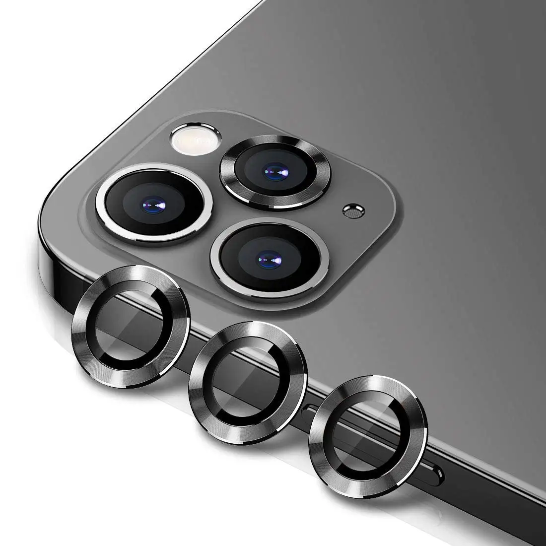 

Metal Ring Aluminum camera lens cover for iPhone 12 Pro max