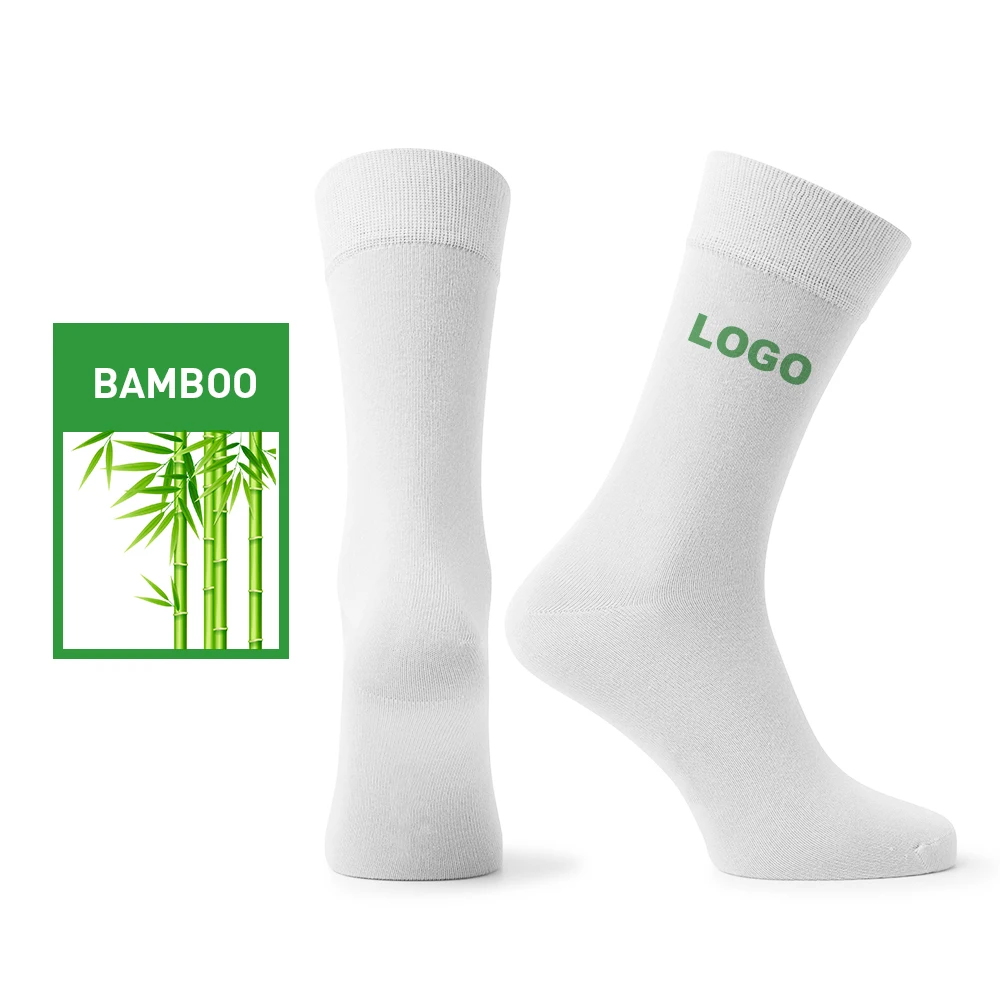 

Uron Organic Bamboo Premium Eco Friendly Mens Designer Dress Comfy 100% Men socks, Custom color