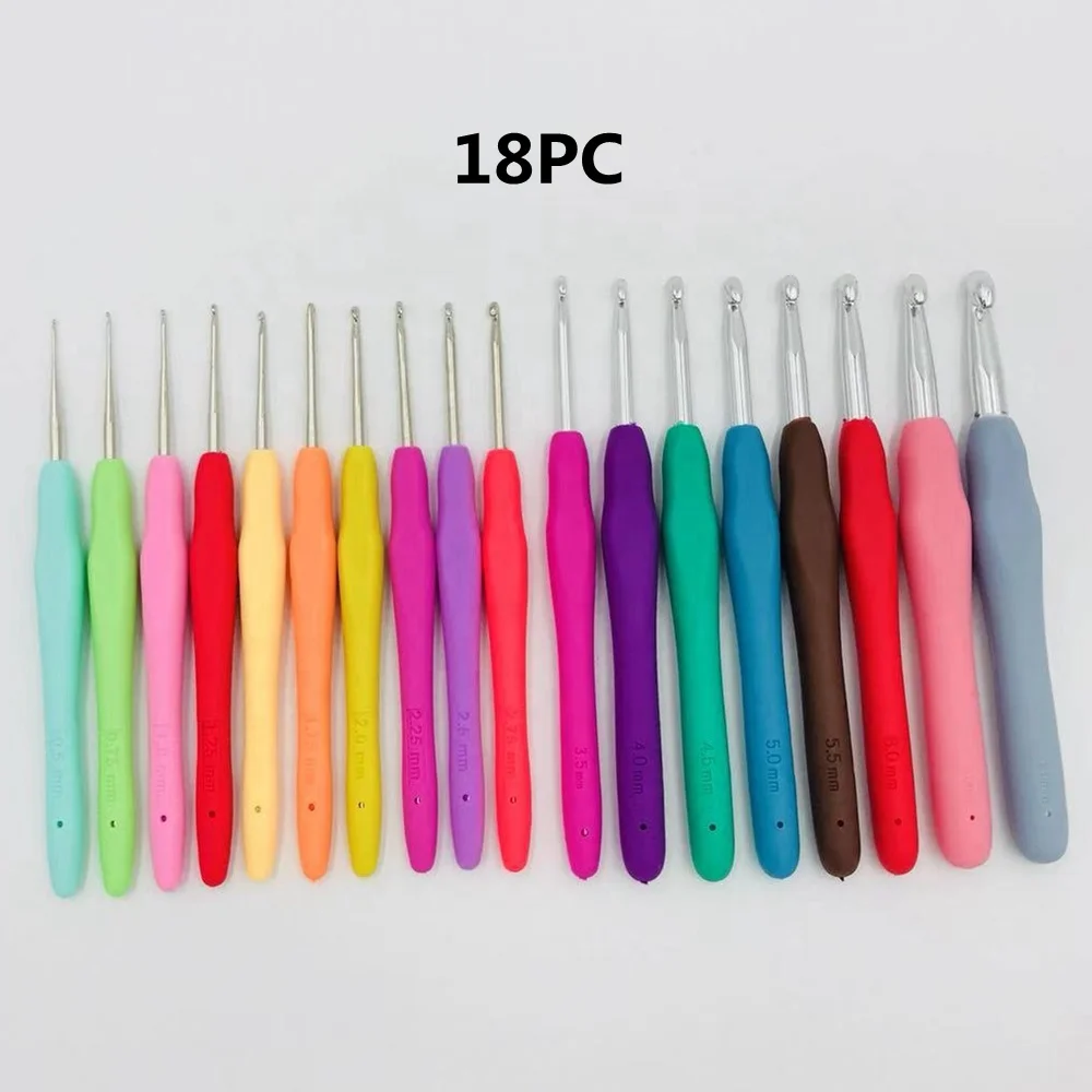 

2.0mm crochet Hooks Needles Knit Craft Yarn Aluminium Sewing Needles Knitting Needle Weave Crochet Hooks Sewing Tools, As picture