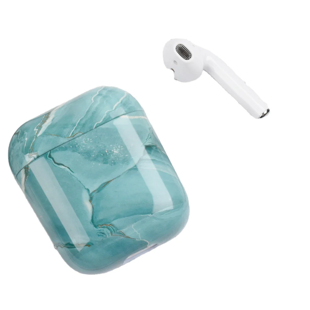 

Custom luxury TPU waterproof marble earphone case for airpods case pro