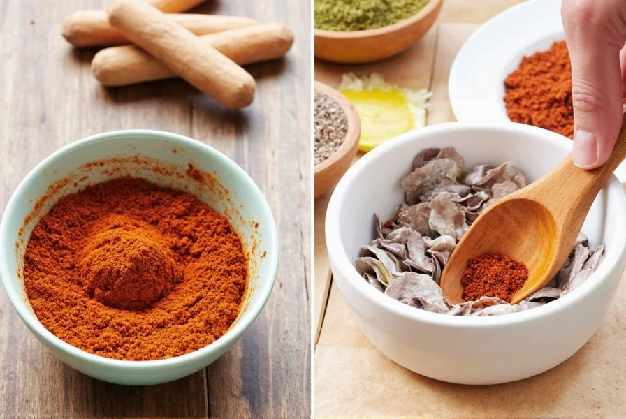 Squeeze bottle filled with red curry paste