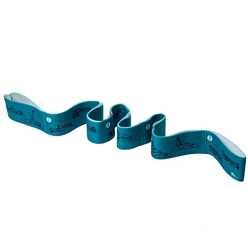 

Number Print Resistance Yoga Pull Strap Belt Polyester Latex Elastic Fitness Durable Gym Training Stretching Band