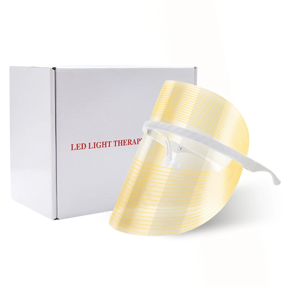

2021 LED Face Mask Red Light Therapy PDT Machine Spectrum Photon Skin Rejuvenation Facemask Mascara LED Facial Skincare Tools