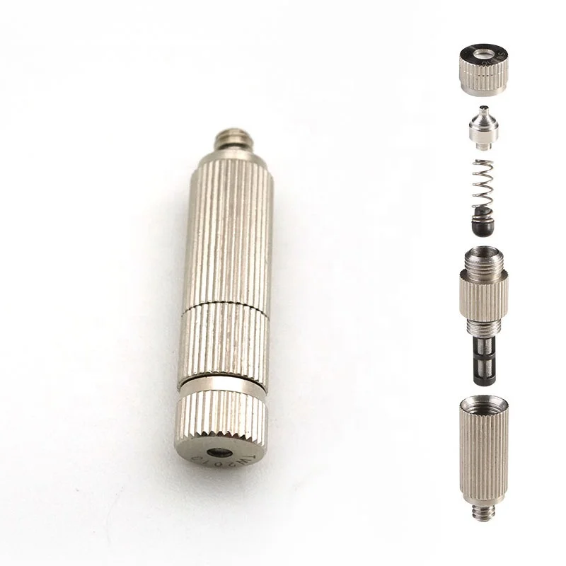 

Anti-Drip Sprayer Water Fog Brass Mist Nozzle For Water Cooling Fog Machine