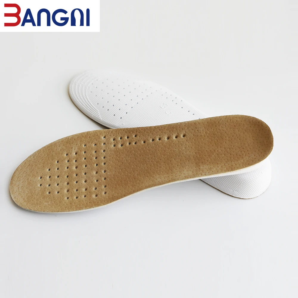 

For Men Women shoes Pads Inserts with1.5cm-3.5cm Height Increase Leather Skin Free Cut Insoles from good quality