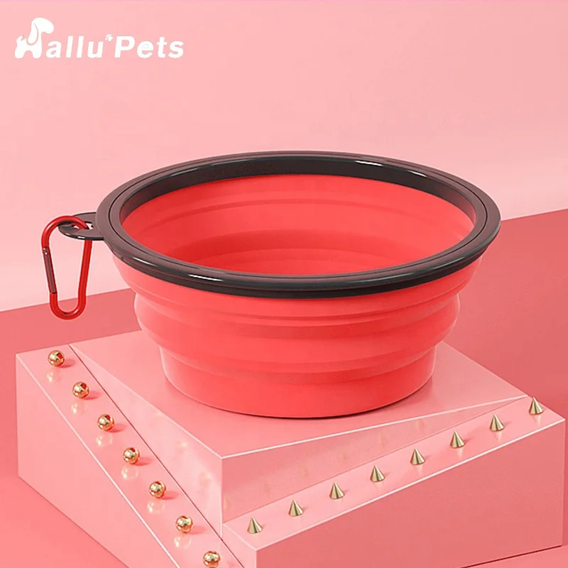 

Wholesale Collapsible Silicone Dog Bowl Foldable Expandable Cup Dish for Small Pet Cat Food Water Feeding Portable Travel Bowl, Green/blue/orange/orange/yellow