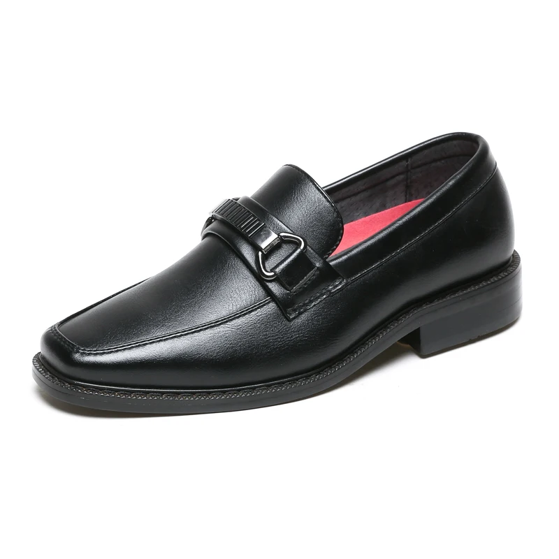 

High quality customized slip on casual cheap children dress shoes, Black, other color according by customer request