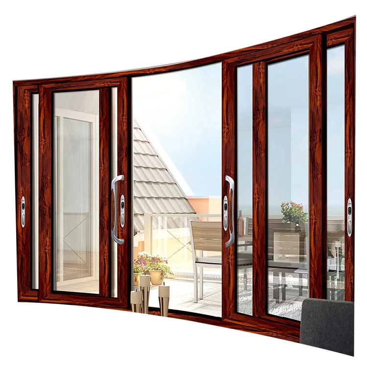 
office interior sliding window /aluminum sliding window with double lowe glass 