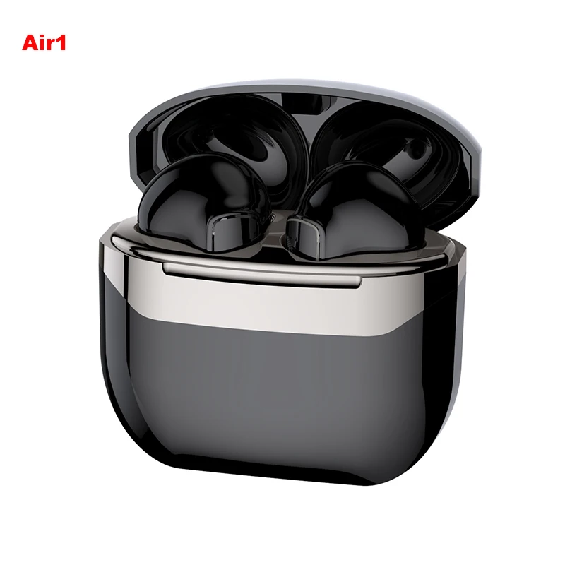 

Free Sample Dropshipping Air1 Wireless Earphone 2022 Amazon Top Seller New Product 5.0 Tws Ipx4 Noise Earbuds Headset Anc Tws, White black