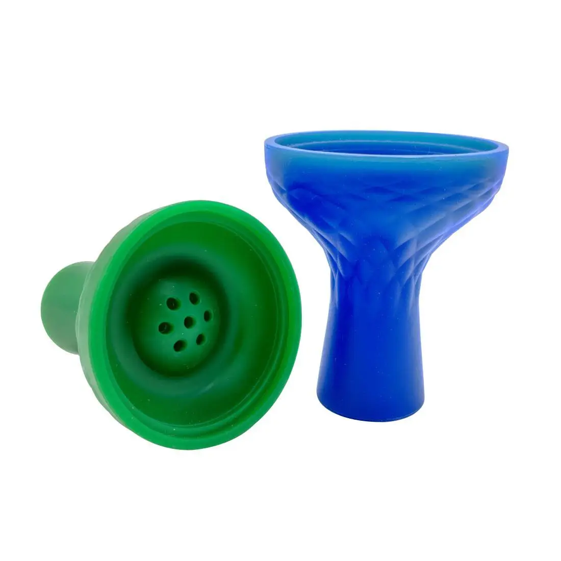 

New Design Shisha bowl 7 holes Customized Silicone Hookah Head, Black/blue/green/red/ yellow