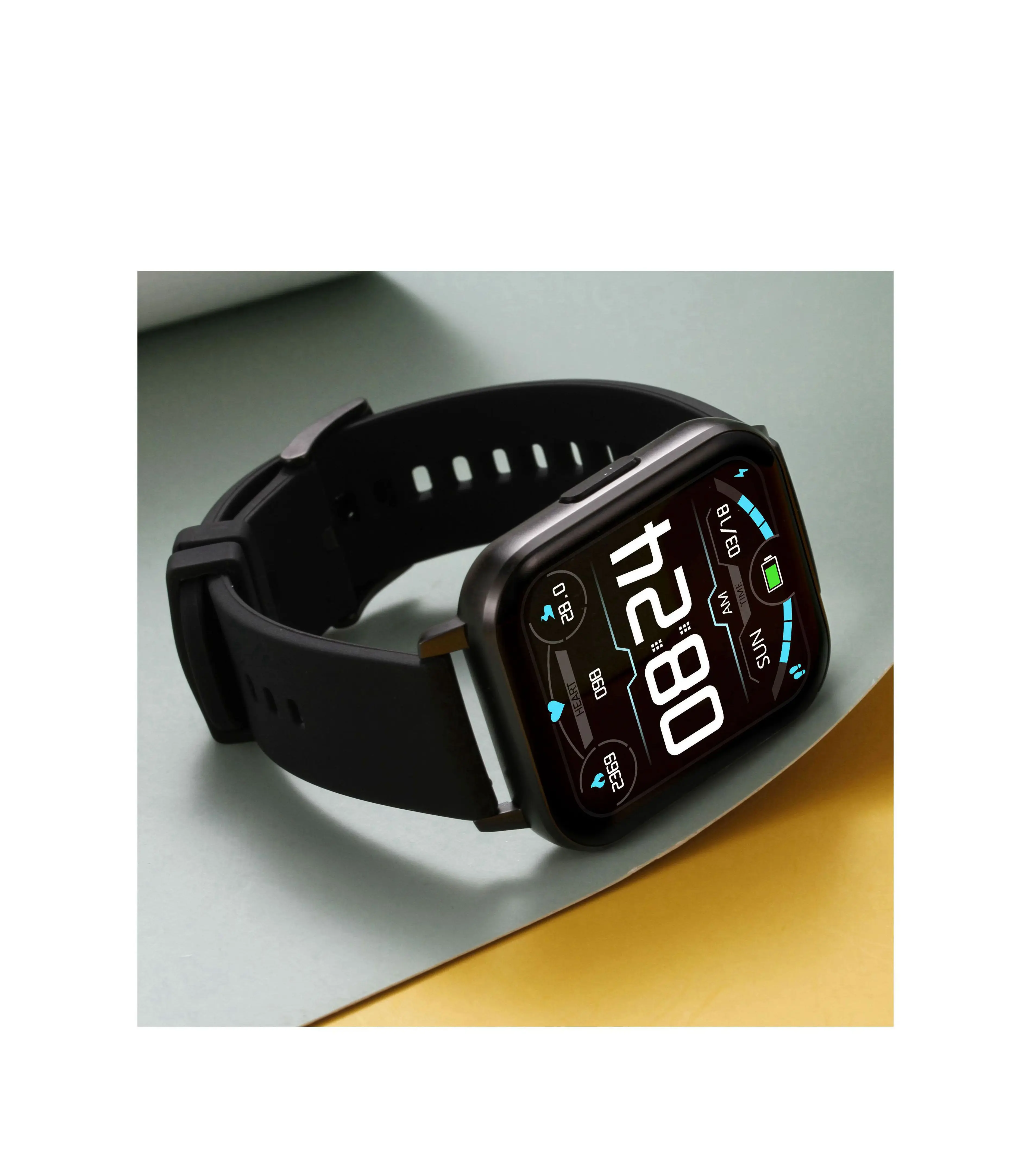 

Hot new multi-function phone call smart bracelet full screen touch smart watch, Black,silver