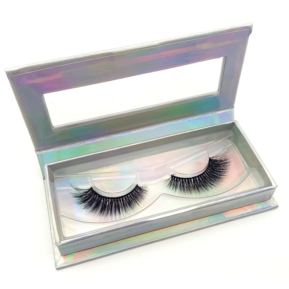 

Fluffy lash 25mm 26mm 27mm 28mm 3D real siberian mink eyelashes, Natural black