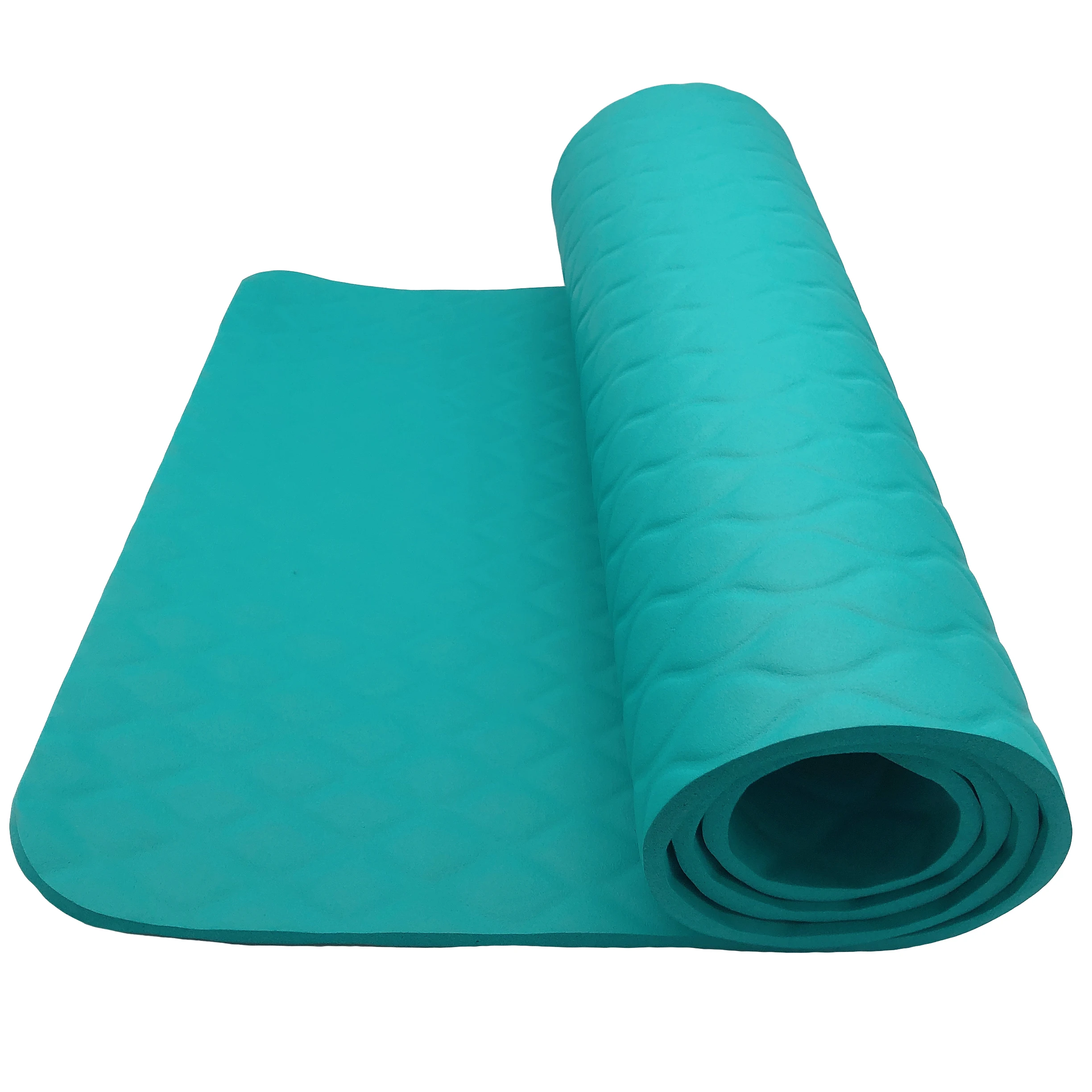 

Gym Exercise Custom 183CM*61CM*10MM Eco-friendly NBR Non-toxic PVC Exercise Light Weight Washable Yoga Mat With Carrying Strap, Standard color