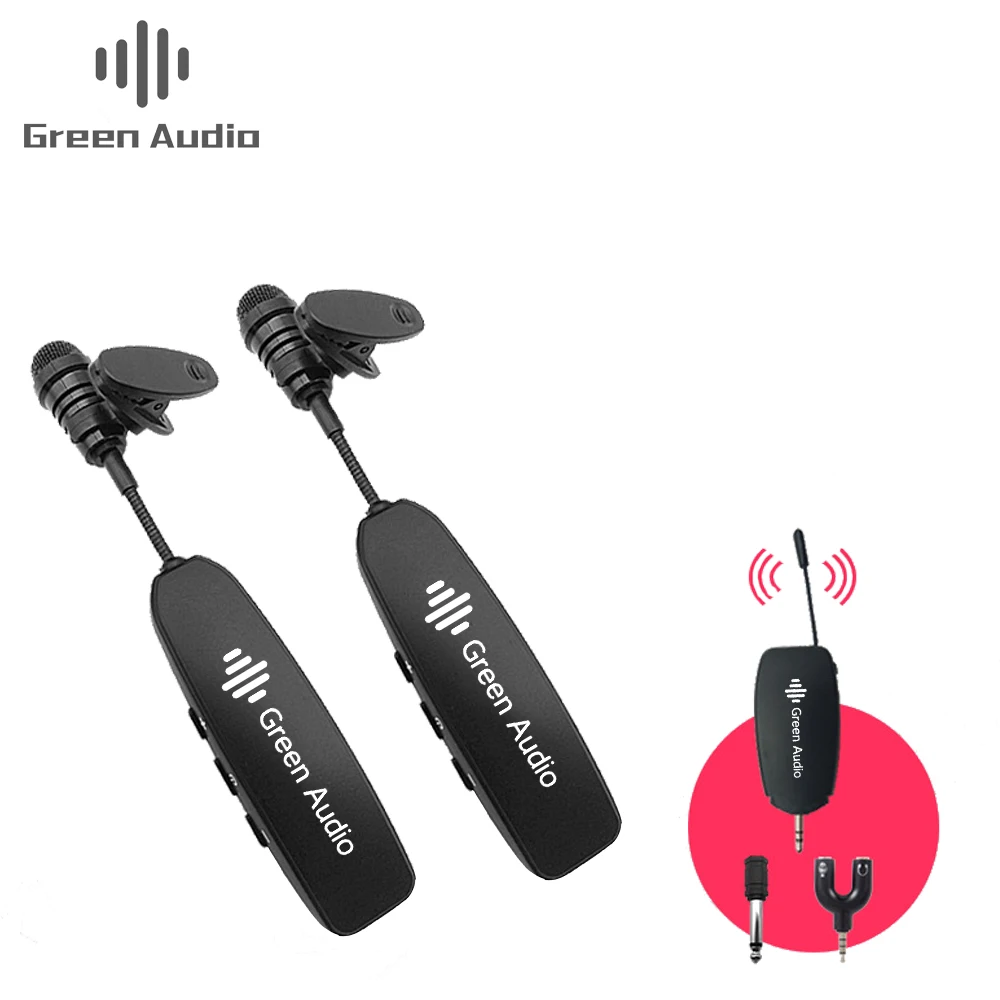 

GAW-6512D High sensitivity uhf lavalier wireless microphone for Interviews, teaching, musical instruments, Black