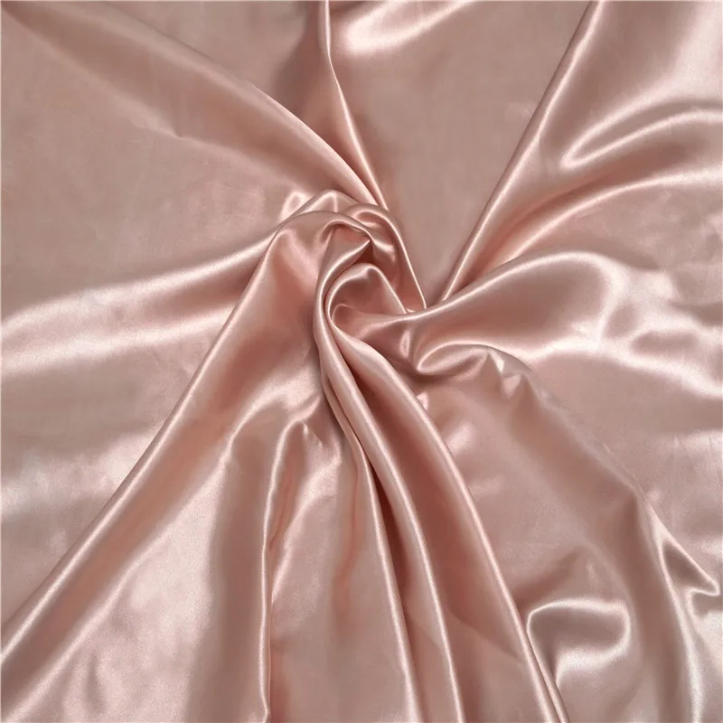 
Popular woven high quality crepe satin wax silk saree plain shoe lining fabric/logo lining for garment 