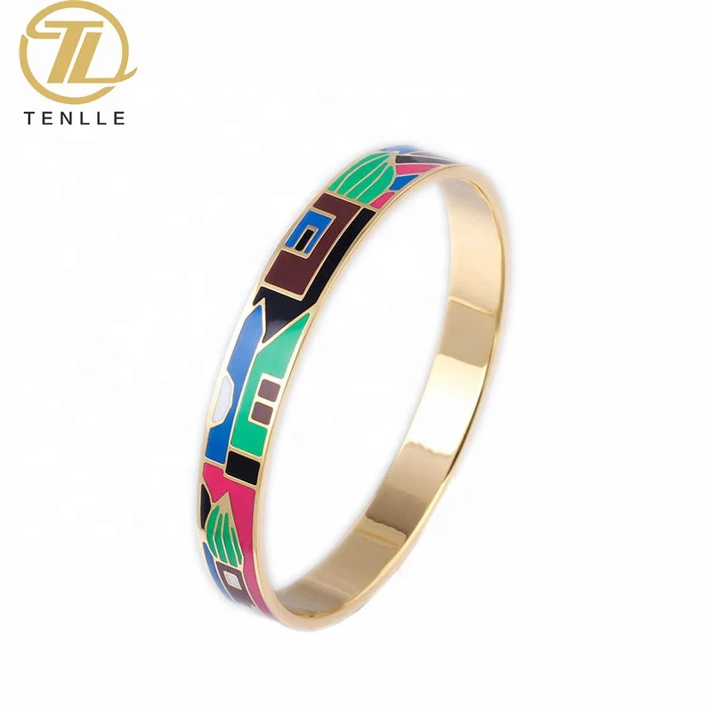 

wholesale fashion ladies stainless steel vintage bangle bracelet for women
