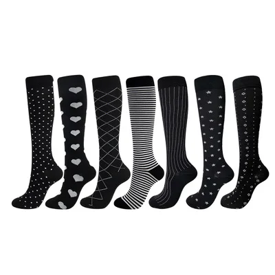 

CS04-It socks Compression Running Socks Knee High black theme Socks