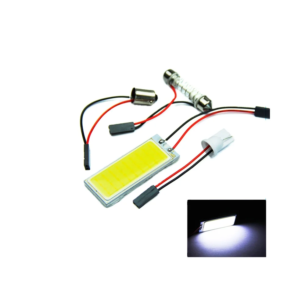 

COB 36SMD festoon car led lamp white 6000k cob 36led festoon led light 12v 24v car festoon light