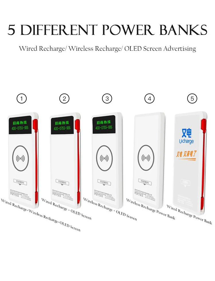 Shared Power Banks Kiosks High Quality 20 Slots 5000mah Sharing Power Bank Station With With Touch Screen For Advertising - ANKUX.COM