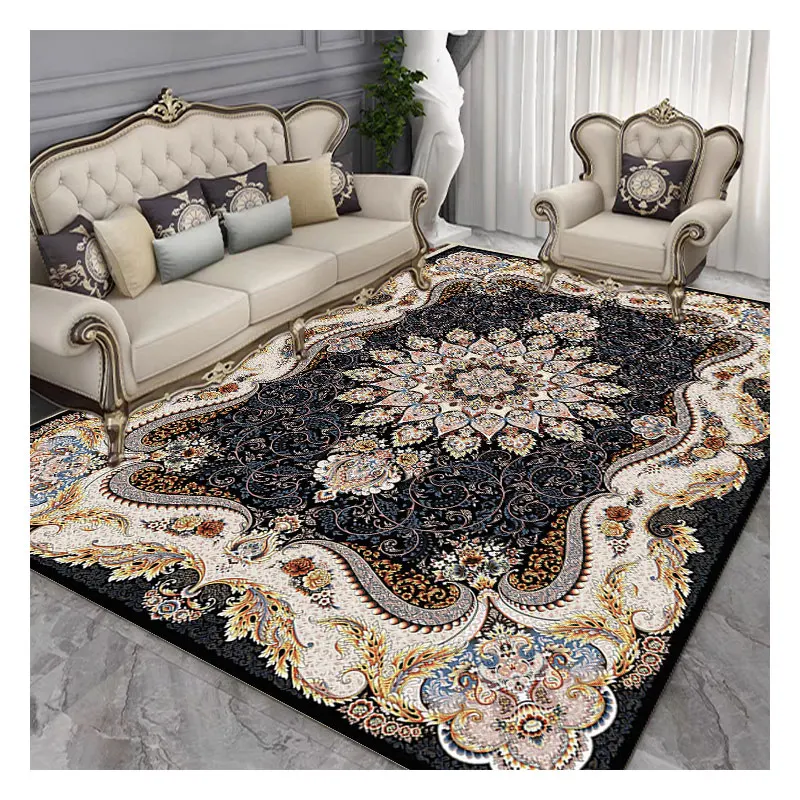 Luxury Vintage Various Sizes Living Room Area Rug Set Machine Made for Home Office Bedroom-Interior Floor Doormat Carpet
