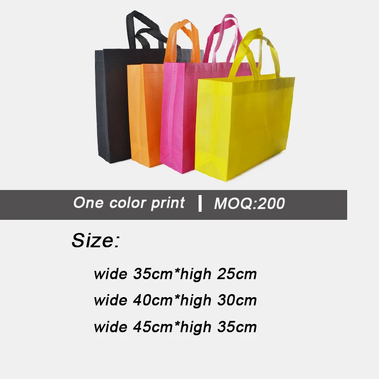 Die Cut Nonwoven Eco Shopping Bag L: 30.48 cm,H:40.64 cm Pack of 50/100/200 