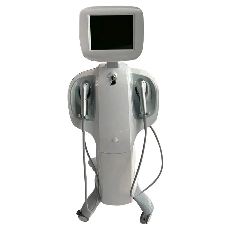 

2021 newest skin tightening machine anti-wrinkle silicon 7D hifu machine face and body hifu facelift review, White
