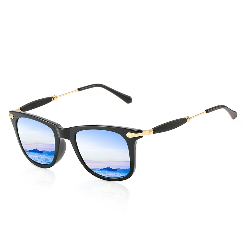 

high quality Stock fashion designer uv400 polarized PC metal women men sunglasses
