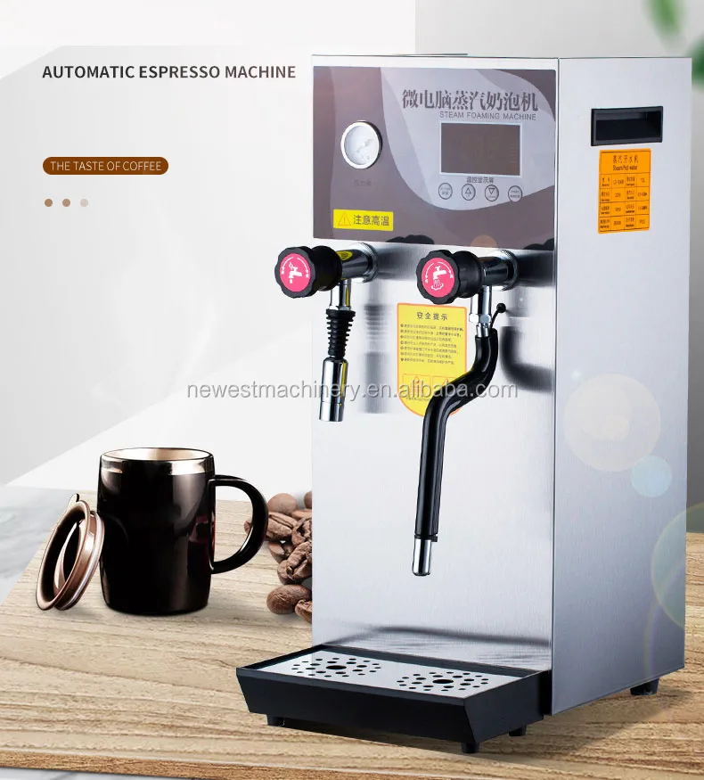 Professional Espresso Coffee Milk Foam Machine Steam Water Boiling Machine 220 V 