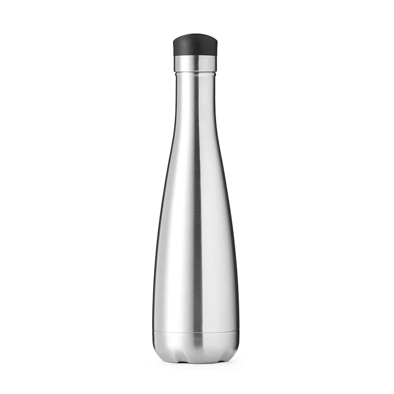 

New product 18/8 stainless steel Cola Shape water bottle outdoor drinking sports vacuum flasks with new press button lid, Customized color