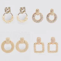 

17754 Dvacaman 2019 Za Hot Sell Wholesale Fashionable Charm Noble And Elegant Exquisite Leisure Time Statement Earrings Jewelry