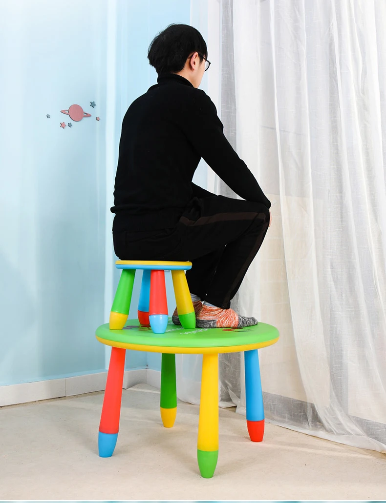 Feelkids Two-Toddler Kids' Furniture Set Plastic Desk and Chair for Kindergarten Study Playpens for Children supplier